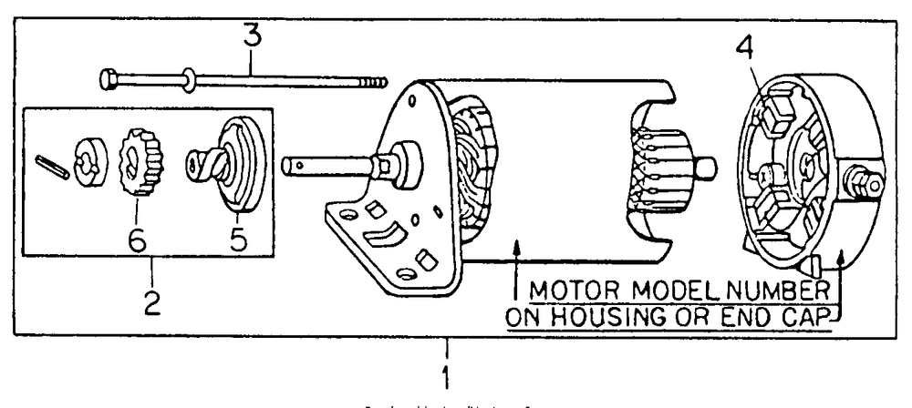 Starter Motor Diagram and Parts List for 182 0350027U-0350030U-132100-132399-133100-133399-134100-134399 Cub Cadet Lawn Tractor